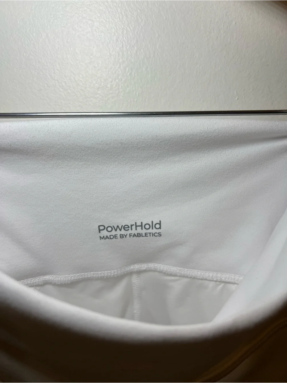 Fabletics PowerHold White Leggings High Rise Size XS 25 Waist - Picture 4 of 4